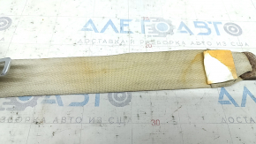 Rear center seat belt for Nissan Leaf 13-17, beige, dry-cleanable
