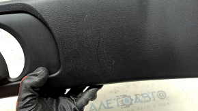 Left center pillar trim, upper belt, Mazda 3 19-22 4d, black, Japan built, scratches