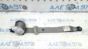 Rear center seat belt for Nissan Versa 12-19 USA, gray, dry cleanable