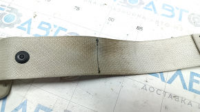 Rear center seat belt Infiniti Q50 14-17 gray, dry cleanable