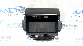 Jeep Grand Cherokee WL 21-25 center console pocket assembly, black gloss finish, wireless charging, scratches
