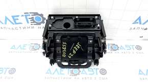 Jeep Grand Cherokee WL 21-25 center console pocket assembly, black gloss finish, wireless charging, scratches