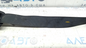 Seat belt, 2nd row, left, Nissan Pathfinder 13-20, black, dry-cleanable