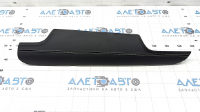Jeep Grand Cherokee WL 21-25 upper right front panel trim, black leather, white stitching, worn
