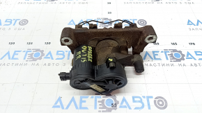 The rear right caliper assembly for a Subaru Outback 15-19 is rusty.