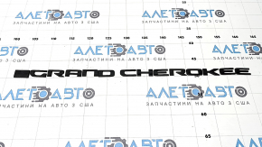 Emblem inscription Grand Cherokee front left door Jeep Grand Cherokee WL 21-25 black gloss