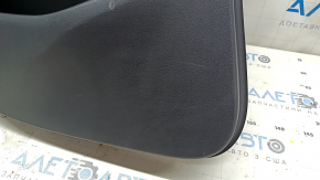 Rear left door trim card Mazda 3 20-22 4d black leather, Japan built, armrest and insert black leather, with handle, scratches