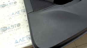 Door trim panel rear right Mazda 3 20-22 4d black leather, Japan built, armrest and insert black leather, with handle, scratches, bumps