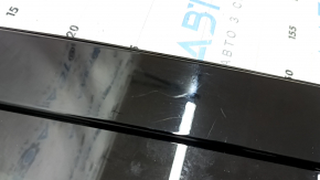 Triangle door glass with glass seal, rear left, Jeep Grand Cherokee WL 21-25, tinted with molding, gloss black, long, scratches