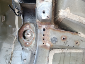 Subaru Outback 15-19 rear left quarter panel on the body, graphite, rusty, dents