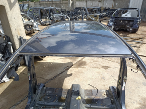 Metal roof for Subaru Outback 1920s without sunroof, on body, bumpers