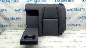 Left rear seat backrest for Mazda 3 19-21 4d, black leather, without headrests