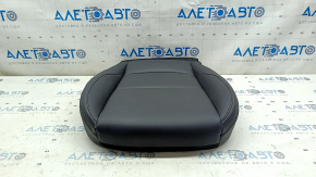 Mazda 3 19-22 driver's seat cushion upholstery, black leather, non-heated
