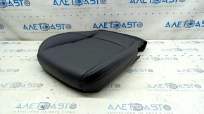 Mazda 3 19-22 driver's seat cushion upholstery, black leather, non-heated