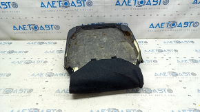 Mazda 3 19-22 passenger seat cushion upholstery, black leather, non-heated