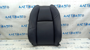 Mazda 3 19-22 passenger seat back upholstery, black leather, non-heated