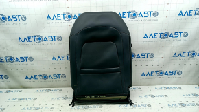 Mazda 3 19-22 passenger seat back upholstery, black leather, non-heated