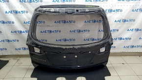 The trunk door is bare, Hyundai Santa FE Sport 17-18 rest, black S3B, scratched.