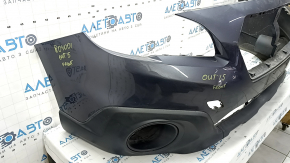 Subaru Outback 15-17 front bumper, graphite, dented, scratches, crack in mount, sand
