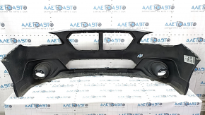 Subaru Outback 15-17 front bumper, graphite, dented, scratches, crack in mount, sand