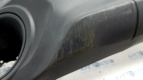 Subaru Outback 15-17 front bumper, graphite, dented, scratches, crack in mount, sand
