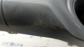 Subaru Outback 15-17 front bumper, graphite, dented, scratches, crack in mount, sand