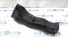 BMW X5 F15 14-18 front bumper air duct, left rear, cracks, missing fragment
