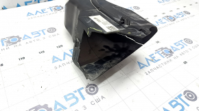 BMW X5 F15 14-18 front bumper air duct, left rear, cracks, missing fragment