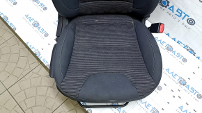Kia Niro 17-22 HEV passenger seat, PHEV without AIRBAG, combined gray, mechanical, without headrest, needs cleaning, scratches on the lining
