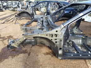 Subaru Outback 15-19 front left quarter panel on body, graphite
