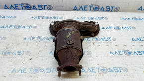 Front exhaust manifold with catalytic converter for Kia Sorento 19-20 3.3, rusty