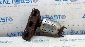 Front exhaust manifold with catalytic converter for Kia Sorento 19-20 3.3, rusty