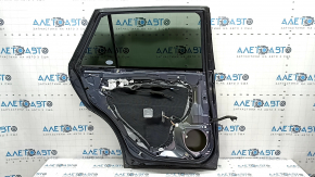 Subaru Outback 15-19 rear left door assembly, tinted, graphite K6U, dents, dings, corrosion