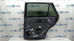 Subaru Outback 15-19 rear right door assembly, tinted, graphite K6U, bumper, dent