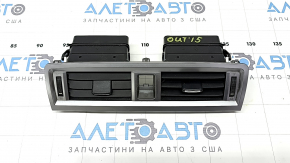 Subaru Outback 15-19 central dashboard air vent, black, gray trim