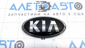 KIA emblem badge trunk door Kia Niro 17-21 HEV, PHEV swollen varnish