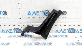Left headlight cover for Kia Niro 17-22, large, glossy black, worn