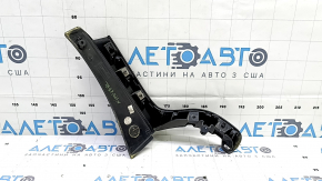 Left headlight cover for Kia Niro 17-22, large, glossy black, worn