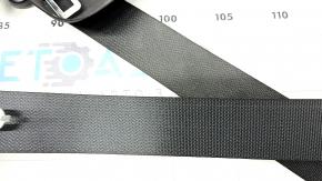 Subaru Outback 15-19 passenger seat belt, black, dry-cleanable, with cut-off pin.