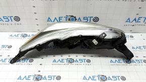Left front headlight for Subaru Outback 2015-2017, pre-restoration, halogen, dark, polished
