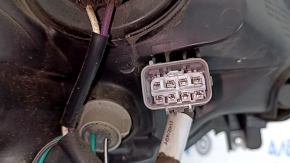 Left front headlight for Subaru Outback 2015-2017, pre-restoration, halogen, dark, polished