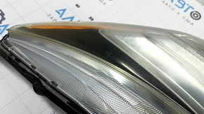 Left front headlight for Subaru Outback 2015-2017, pre-restoration, halogen, dark, polished