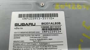 Subaru Outback 17-17 Fujitsu radio display, scratches