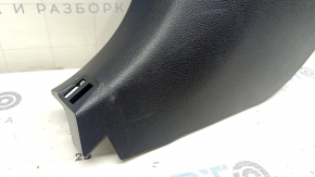 Toyota Prius 50 16-22 black, worn front pillar trim, lower left