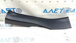 Rear right door sill trim for Toyota Prius 50 16-22, black, scuffed