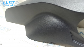 Lower left rear pillar trim for Toyota Prius 50 16-20, black, scratches, dents