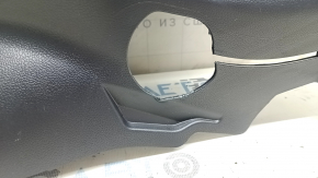 Lower left rear pillar trim for Toyota Prius 50 16-20, black, scratches, dents