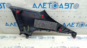 Upper left rear pillar trim for Toyota Prius 50 16-20, black, worn