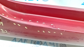 Right threshold for Toyota Prius 50 16-22, red, scratches, scuffed, broken fasteners