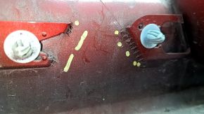 Right threshold for Toyota Prius 50 16-22, red, scratches, scuffed, broken fasteners